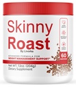 Skinny Roast - Skinny Roast Coffee Advanced Formula, Poudre Organique Officielle SkinnyRoast, Supplément Soutenir Mode de vie sain - Formule Naturelle Premium, 60 portions pour 1 mois