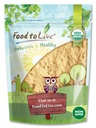 Alimentation pour vivre en poudre de maca biologique, 4 onces gélatinisées, non-OGM, casher, végétalien, en vrac