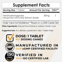 Nootropics Depot Tetrahydromagnolol Dissoudre rapidement les comprimés de 20mg de Magnolia officinalis