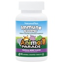 Natures Plus Animal Parade Immune Booster - Tropical Berry Flavor - 90 comprimés à mâcher en forme d'animal - Fournit le support du système immunitaire - Sans gluten, végétalien - 45 portions
