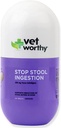 Vet Worthy Arrêt de l'ingestion de selles -Coprophagie - Supplément pour chiens pour prévenir l'ingestion de selles - Supplément pour chiens avec Yucca Schidigera, Feuille de persil, Camomille, Thiamine - Foie, 120 comprimés à croquer