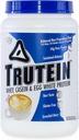 Nutrition corporelle Trutein Poudre à haute teneur en protéines : 45 % Whey, 45 % Caséine, 10 % Blanc d'oeuf, Sans gluten, Faible teneur en sodium, Poudre de protéines de fer à l'herbe, Supplément de gymnastique et petit déjeuner Shake, Mocha, 2lb