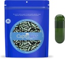 Capsuline Chlorophylle Coloré Taille 00 Capsules Vegan vides - 1000 Compte - Capsules de pilules Veggie vides - Bricolage Gélule végétale Remplissage - Caps vides - Casher Non-OGM Certifié (Vert)
