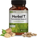 DailyNutra Herbal T Mens Health Formula Supplement for Endurance, Vitality, & Healthy Aging - avec KSM-66 Ashwagandha, Tongkat Ali, Tribulus, Eleuthero et Horny Goat Weed (90 capsules)