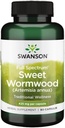 Swanson Sweet Wormwood - Peut promouvoir GI Gut Health, Microbial Balance & Digestive Health Support - Supplément à base de plantes avec l'artémisinine - (90 capsules, 425mg chacune)