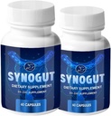 (2 packs) Synogut - Piles Synogut pour le soutien digestif Gut Health (120 capsules - 2 mois d'approvisionnement)