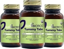 SUNBIOTICS Tummy Tabs - Comprimés probiotiques et prébiotiques à croquer avec 18 milliards d'UFC de 4 souches probiotiques pour la bonne flore de Gut, système immunitaire et microbiome équilibré - Vanille, (paquet de 3)