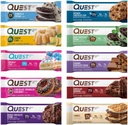 Nutrition Barres protéinées, assorties de 10 variétés de saveurs - haute teneur en protéines, faible teneur en glucides, sans gluten, sans kéto - 2,12 Oz Bars - 12 Nombre
