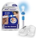 Extract d'oreille de cire Détachant la cire avec 2 Conseils flexibles, lumière LED, et brosse de nettoyage.