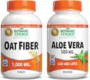 Choix botanique - Oat & Aloe Vera: Ensemble de fibres alimentaires et suppléments de santé digestifs