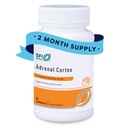 Klaire Labs SFI Health Adrénal Cortex - Suppléments de soutien surrénal ciblés pour la santé de Cortisol - Extrait lyophilisé purifié et exempt d'ESB de la viande bovine aux pâturages (60 capsules)