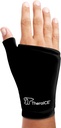 TheraICE Wrist Ice Pack Wrap Thumb Brace pour chaque main pour la thérapie chaude et froide - Gants de gel doux réutilisables pour blessures, tunnel carpien, arthrite, tenosynovite de Quervain - convient à la plupart des hommes - L/XL