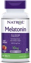 Natrol Melatonin Sommeil maximum Force rapidement dissoudre saveur fraise 10 mg 60 comprimés (paquet de 2)