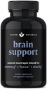 Supplément de soutien au cerveau - Mémoire naturelle et supplément de focus avec Lion, Ginkgo Biloba, Bacopa Monnieri & Ashwagandha Racine - Nootropics naturels et booster cerveau