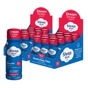 Dream Water Sleep Aid Supplément boisson; Mélatonine 5mg, GABA, 5-HTP; Zéro sucre, Saveurs naturelles, Pas de couleurs ajoutées, 2,5 oz liquides sleep shots, Nectar nocturne, 24-Count