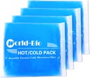 Gel Soft packs de glace souples pour blessures, pack froid réutilisable, compresseur froid chaud pour douleurs articulaires et musculaires, récupération chirurgicale, inflammation, gonflement, visage, tête, poignet, blessure à la cheville et à la peau, 4 pack-5.1"x6.3"
