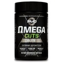 PMD Sports Omega Cuts Elite Fat Loss-Muscle Defining Formula - Acides gras oméga, MCT et CLA pour la définition et l'entretien des muscles - Keto Friendly for Women and Men - Stimulant Free (90 Softgels)