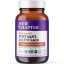 Nouveau chapitre Multivitamine homme pour l'Immune, le stress, le coeur + le soutien énergétique avec des nutriments fermentés - Chaque jour de l'homme, fait avec des légumes et des herbes biologiques, non-OGM, sans gluten - 96 ct