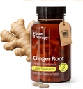 Thérapie des plantes Ginger Capsules de racine fabriqués aux États-Unis 4 mois d'approvisionnement calmes Estomacs upset, soutient la santé immunitaire digestive, Potent Extract Suppléments pour les femmes et les hommes 120 Capsule végétarienne