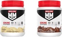 Lait musclé en poudre de protéines authentiques, banane Crème 1,93 livres 12 portions 32g Protéines et chocolat 1,93 livres 12 portions 32g Protéines