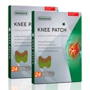 Patch de genou à base de plantes – Pâtes auto-chauffantes de 48 pcs pour l'aisance articulaire et la relaxation musculaire – Pâte thermique de 12 heures pour le soulagement du genou, le soutien de la douleur et le confort