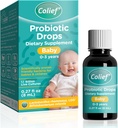 Colief gouttes probiotiques bébé 1,1 Million de cultures vivantes Lactobacillus Rhamnosus & Bifidobacterium Infantis , convient à partir de la naissance , Scientically prouvé Friendly Bactéria , 0,27 Fl Oz