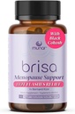Soutien à la ménopause de Munar Brisa – Équilibre hormonal pour les femmes avec le chardon au lait, Vitex, Cohosh noir et Rhubarb. Réduit les éclairs chauds, stimule l'énergie, désintoxication du foie – 30 jours d'approvisionnement (60 capsules)
