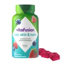 Vitafusion Cheveux, peau et ongles Gommy Vitamines multivitamines, en plus de la biotine et des vitamines antioxydantes C&E, Flaveur de framboise, 135ct (45 jours d'approvisionnement), d'Amérique Numéro Un Gommy Vitamine Marque