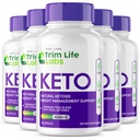 labs de taille - - Trim Life Labs Capsules de kéto - pilules de perte de poids - support formule de force maximale, supplément de kéto+ACV (300 capsules)