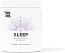 TB12 Sommeil - Supplément sommeil avec Magnésium, L-Theanine, Camomile, GABA, et Melatonin à l'automne Asleep Faster, promouvoir la relaxation, et améliorer la qualité du sommeil. Stress et mood Nightly Support