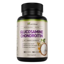 Nature's Base Glucosamine Chondroitin MSM Collagen - Supplément de soutien conjoint pour la mobilité, la flexibilité et le confort - avec Turmeric, Boswellia - pour hommes et femmes - 90 Capsules
