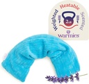 warmies Hot-Pak, Microwavable Cou Enveloppe - Plaquette chauffante pour calmer la relaxation - Pesée et chauffante Cou Warmer avec lavande parfumée - Plaquette chauffante micro-ondes pour douleurs et douleurs - Bleu
