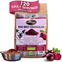 Betteraves rouges Olewo pour chiens Granular – naturel anti démangeaison Dog Food Topper, Immune, Cleansing, Skin & Coat Support, Déshydrated Whole Food Multivitamin & Fibre, 22 oz