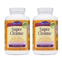 Nature Secret Super Cleanse Extra Strength Toxin Detox & Gentle Elimination Body Cleanse, Digestive & Colon Health Support - Stimuler le mélange de 14 herbes avec des probiotiques - 200 comprimés (paquet de 2)