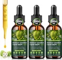 (3 Pack) Sourop Graviola gouttes liquides 2000mg, 98% Absorption pour le soutien cellulaire et la régénération, Immune Boost, Foie, Bien-être à base de plantes, Sourop Bitters sans sucre liquide/Gluten, Saveur naturelle, 6 Fl Oz