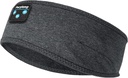 Perytong Nouveaux casques de sommeil Bluetooth Headband, casques de couchage doux sans fil avec haut-parleurs ultra-mince parfait pour les sleepers latéraux, course, entraînement, jogging, yoga, voyage
