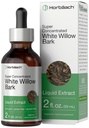 Horbäach blanc saule extrait de Teinture d'écorces de 2 Fl oz.com Sans alcool Supplément liquide super concentré.