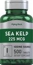 Suppléments de kelp de la mer de roche piquante 225mcg