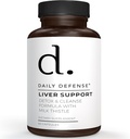 Nettoyage du foie et de la formule de désintoxication et de réparation - Supplément de soutien du foie avec extrait d'artichaut pour la santé du foie - Détox du foie de chardon de lait avec extraits de feuilles de dandelion - 60 capsules