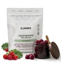 SUNMED Supergreens Daily Gummies – Wellness Blend avec Ashwagandha, Thé vert, Spiruline, Probiotiques, Antioxydants et Detox Support pour l'immunité, Gut, la peau et la santé du cerveau
