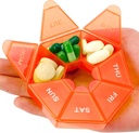 Organisateur de pilules, boîte à pilules, cas de petites pilules, organisateur de médicaments 1 fois par jour, contenant de pilules, détenteur de médicaments, organisateurs de médicaments hebdomadaires quotidiens