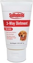 Soin des plaies de chien Sulfodene Oint à 3 voies, soulager la douleur et prévenir l'infection pour les découpes de chiens, les éclats, les piqûres et les blessures, 2 once