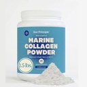 Zen Principe Marine Collagène Peptides Poudre 1,5 lb. Poisson sauvage, non-OGM. Soutient la peau saine, les cheveux, les articulations et les os. Protéines hydrolysées de types I, II, III et IV. Acides aminés. Facile à mélanger.