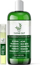 Traitement de l'eczéma naturel - Traitement du psoriasis - une solution tout-en-un pour l'acné, la dermatite, la rosacée, les plaies froides, les rashs d'animaux, les piqûres de bogues et le poison Ivy - Vaporisateur anti-démangeaison pour le soulagement de la peau démangeaison