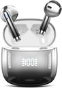 Ecouteurs sans fil, casques Bluetooth 48H Playtime Ear Buds avec écran d'alimentation LED, IPX7 Bluetooth étanche 5.4 Ecouteurs dans l'oreille avec 4 micros pour Android iOS Cell Phone Ordinateur portable, noir
