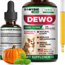 Cats & Dogs Natural Broad Spectrum Intestinal Defense & Digestive Liquid Herbal Support - Promote Gut Health - Supplément gouttes fabriqués aux États-Unis (Herbal Cleanse 2 oz)